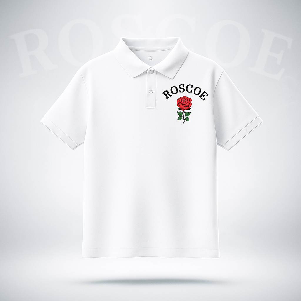 Playera Tipo Polo Bordada