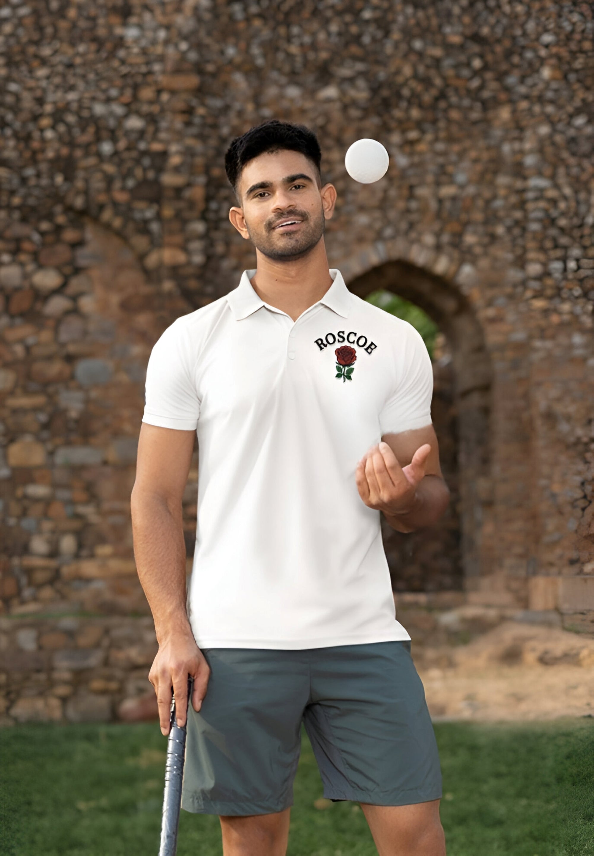 Playera Tipo Polo Bordada